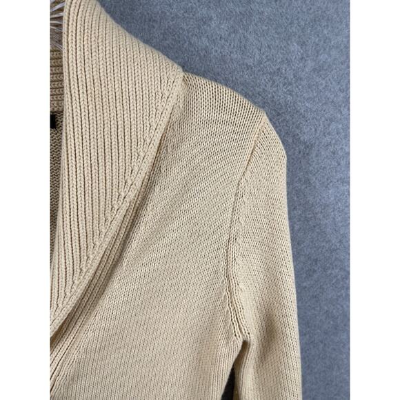 Patty Boutik Cardigan Sweater Womens S Brown‎ 5 Button Pockets New w Defects - Picture 3 of 12